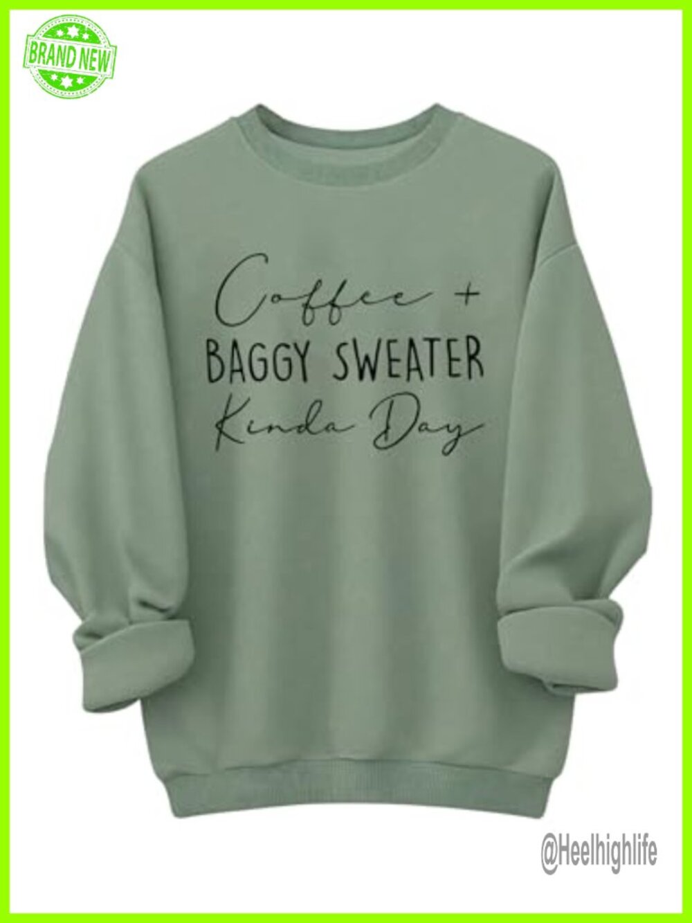 Plus Size Letter Graphic Long Sleeve Crew Neck Oversized Sweatshirt